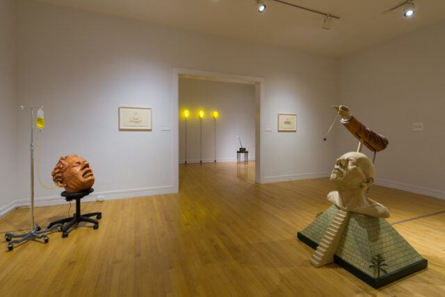 Installation View of Business as Usual, Van Every Smith Galleries, Davidson College