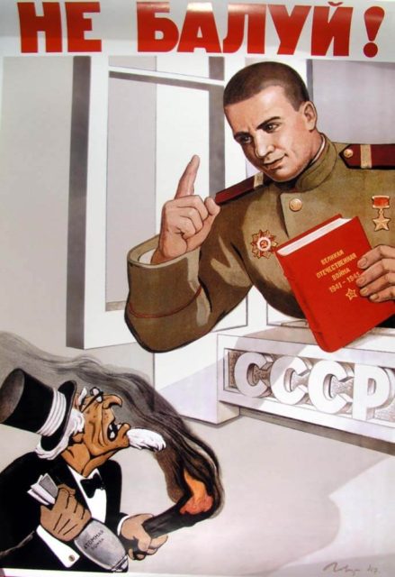 Unknown, Soviet Propaganda Poster from Wright Museum at Beloit College