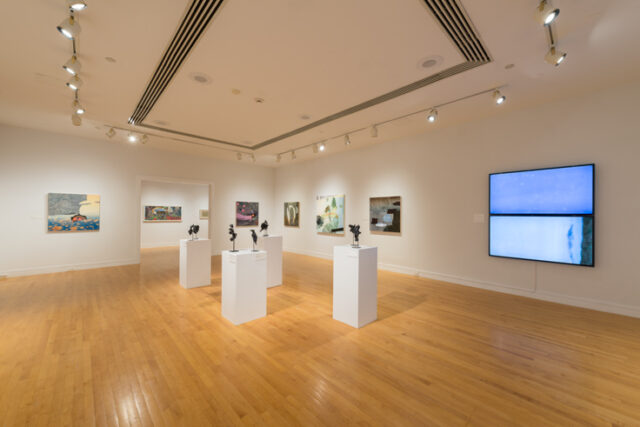 Installation view of Revisit in Van Every Gallery