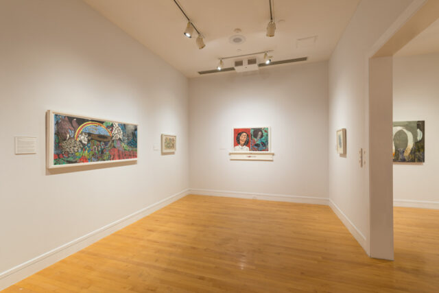 Installation view of Revisit in Van Every Gallery