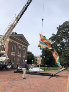 Monumental Shonibare Sculpture Blows onto Campus this Fall