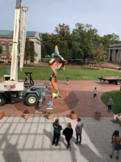 Monumental Shonibare Sculpture Blows onto Campus this Fall
