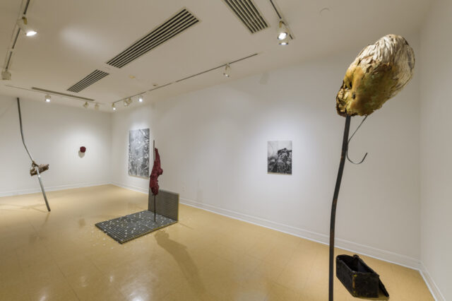 Harold Mendez, installation view of Smith Gallery of