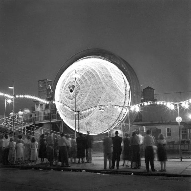 Gyro Ride at Night, Coney Island