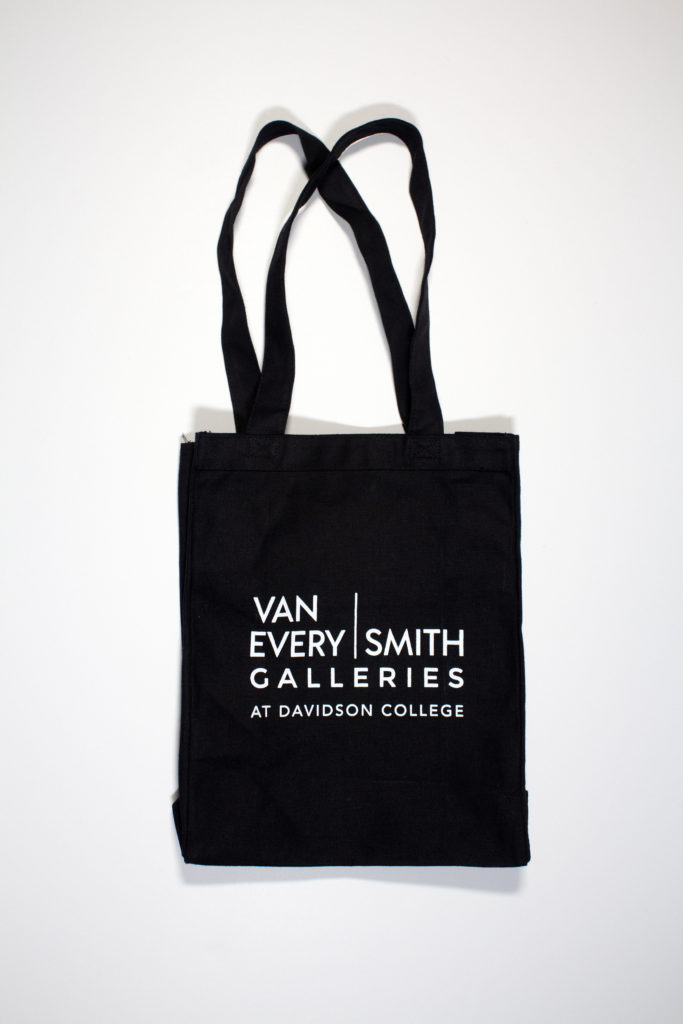 Van Every Smith Galleries Black Tote Bag Davidson College Art Galleries