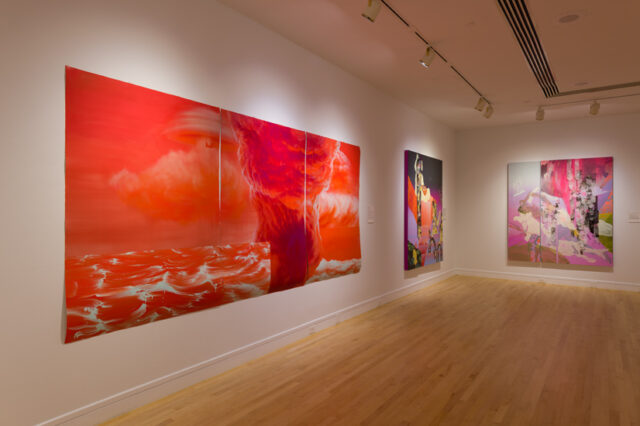 Liên Trương, installation view of From the Earth Rise Radiant Beings