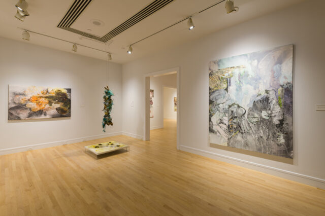 Katie St. Clair, installation view of Lay of the Land