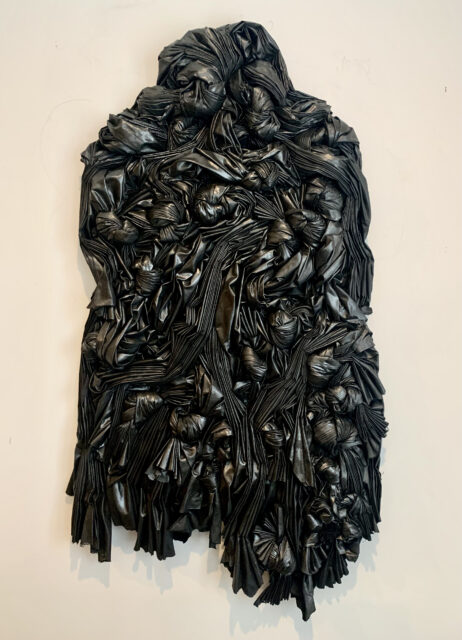 abstract of black sculpture by Annie Broderick