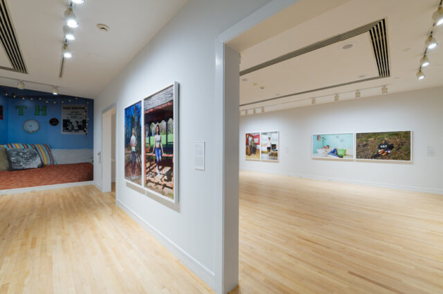Installation view of Endia Beal's 