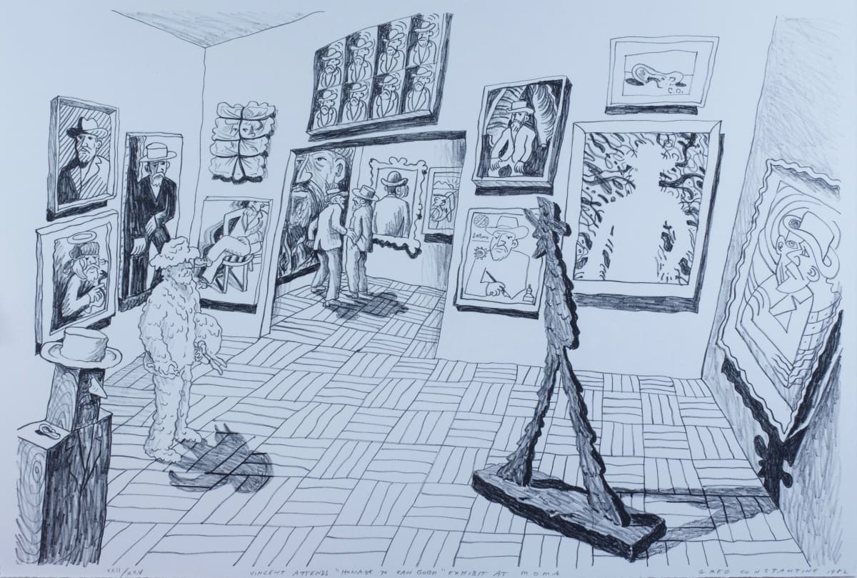Seen in Storage: Vincent Attends “Homage to Van Gogh” Exhibit at Moma, 1982
